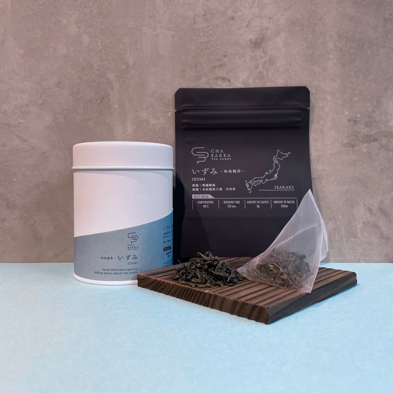 和烏龍茶 -いずみ- 茨城猿島茶 - 茶葉/茶包/水果茶 - 新鮮食材 藍色