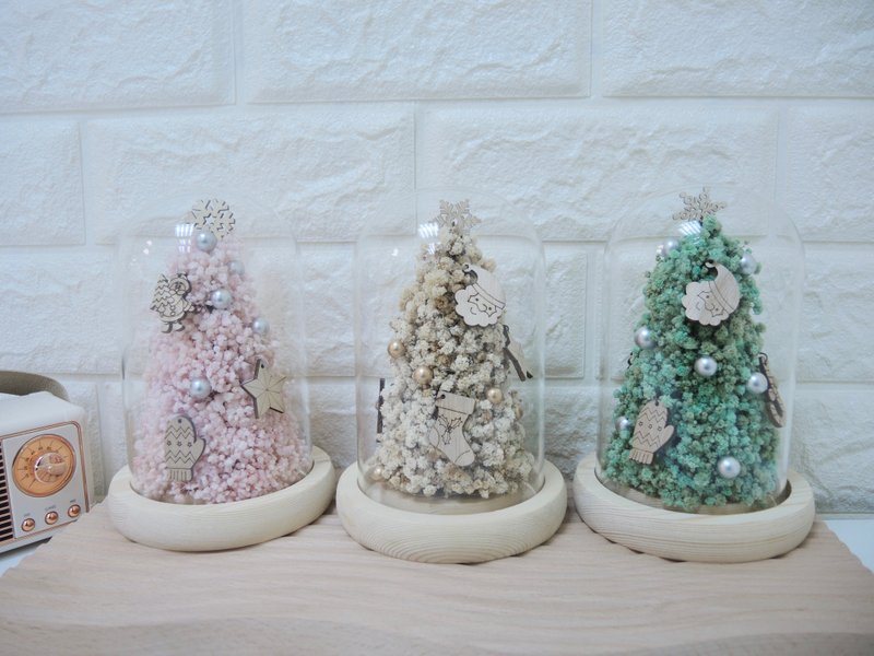 Starry Christmas tree Christmas flower gift Christmas gift exchange gift Christmas tree Christmas night light - ของวางตกแต่ง - พืช/ดอกไม้ สีเขียว