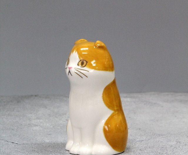 買い誠実 日本のマグネットかわいい動物シリーズ猫の形のセラミック 工芸品