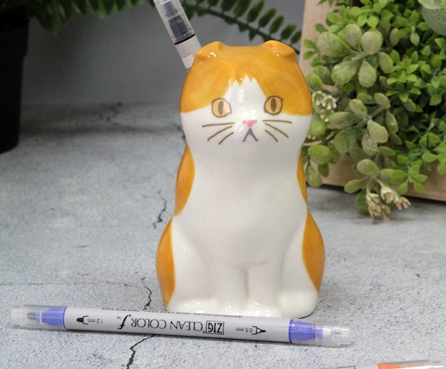 日本のマグネットかわいい動物シリーズ猫の形のセラミック
