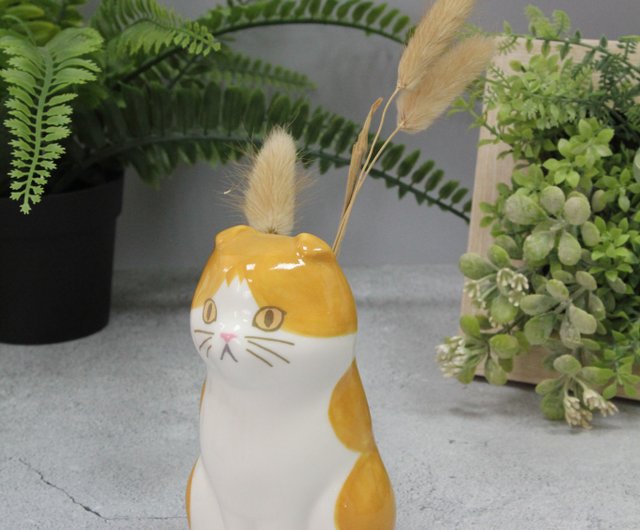 日本のマグネットかわいい動物シリーズ猫の形のセラミック