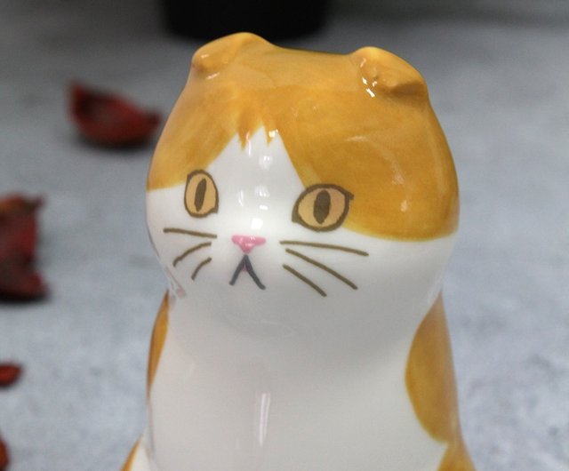 日本のマグネットかわいい動物シリーズ猫の形のセラミック