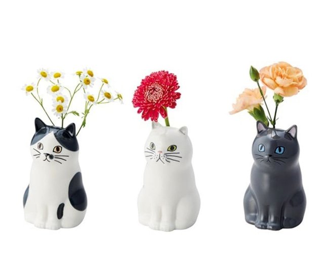 日本のマグネットかわいい動物シリーズ猫の形のセラミック