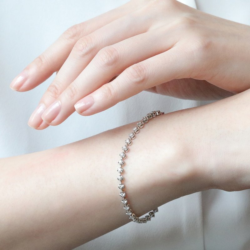 Dots of Starlight Diamond Bracelet/Natural Diamond/Bracelet - สร้อยข้อมือ - เพชร 