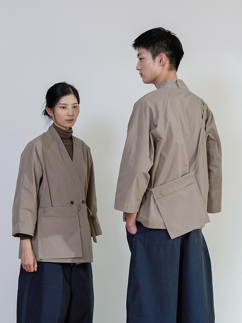 Removable Workwear - Men's Coats & Jackets - Cotton & Hemp Khaki
