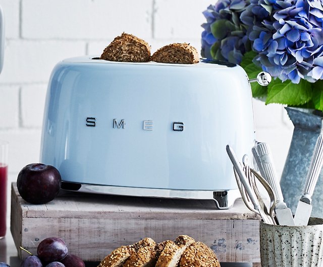 SMEG】Italian retro aesthetic 2-slice toaster-pink blue - Shop SMEG Kitchen  Appliances - Pinkoi
