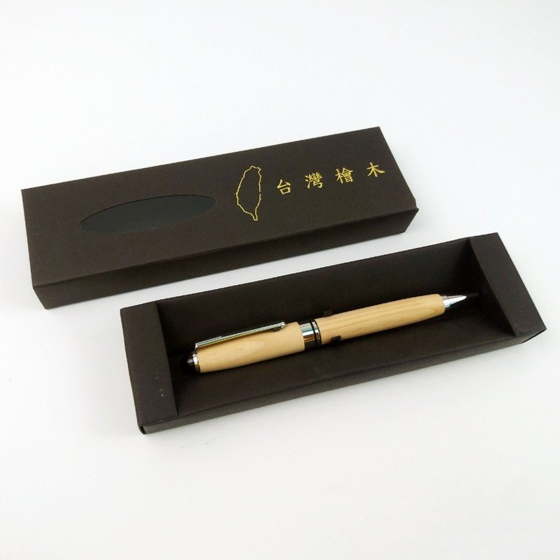 Hinoki Ballpoint Pen | Rotary - ปากกา - ไม้ 