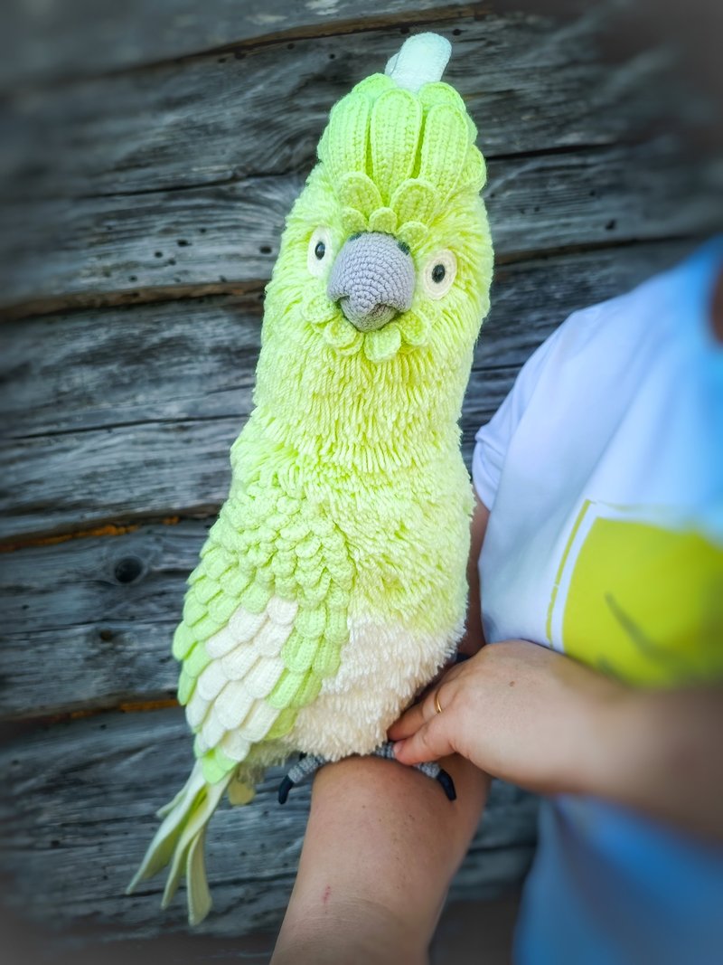 钩针图案pdf在英语鹦鹉amigurumi凤头鹦鹉异国情调的现实鸟 - 手工藝教學/工具書 - 其他材質 