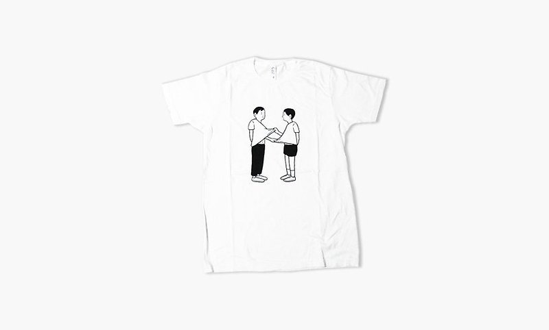 NORITAKE - PULL T-SHIRT - 中性衛衣/T 恤 - 棉．麻 白色