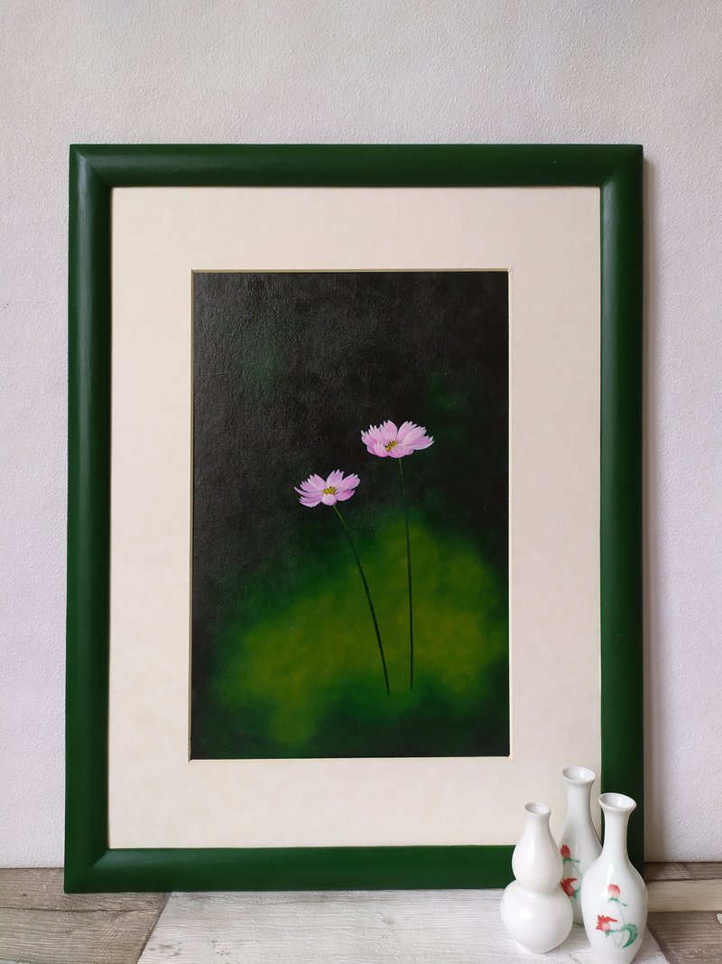 Author's painting - Kosmeya. Inspiration from nature. Artist's shop. - Posters - Eco-Friendly Materials Multicolor