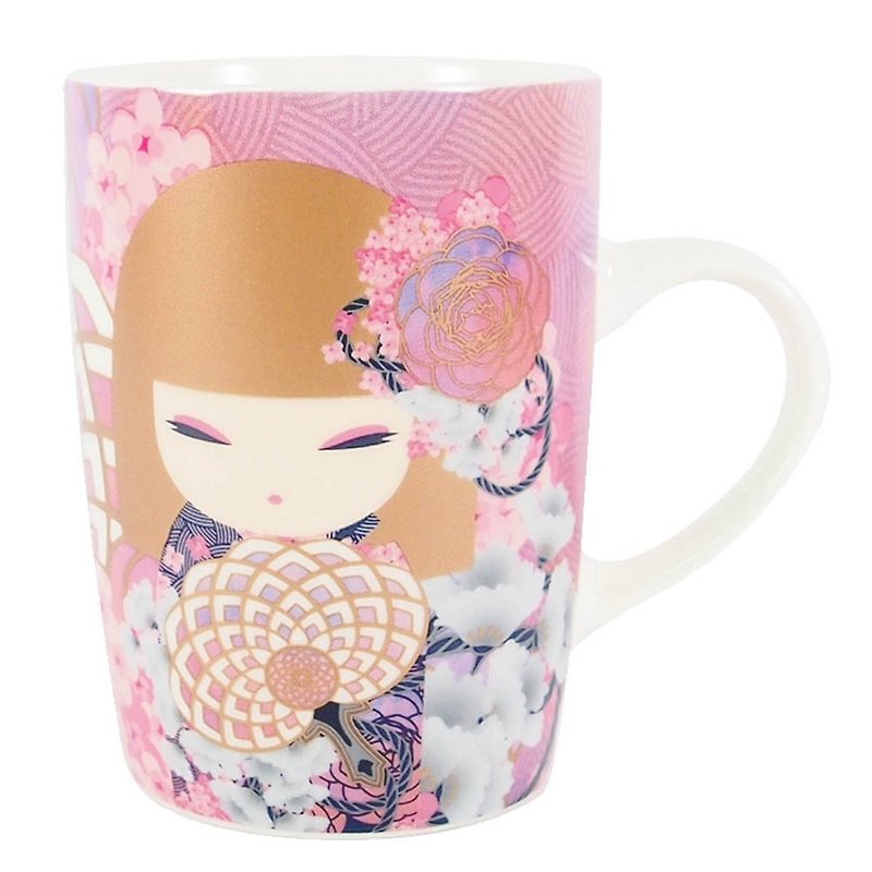 Mug-Airi Cute and Precious [Kimmidoll Cup-Mug] - แก้วมัค/แก้วกาแฟ - ดินเผา สึชมพู