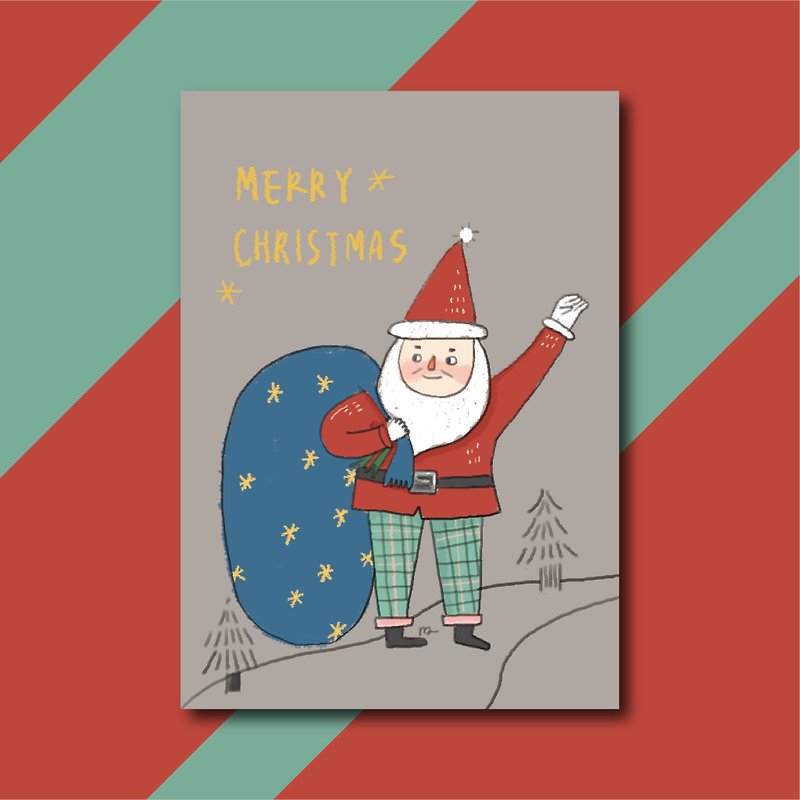 ！ゴークリスマスクリスマスカード|！ライブのヒントはがきのイラスト - カード・はがき - 紙 