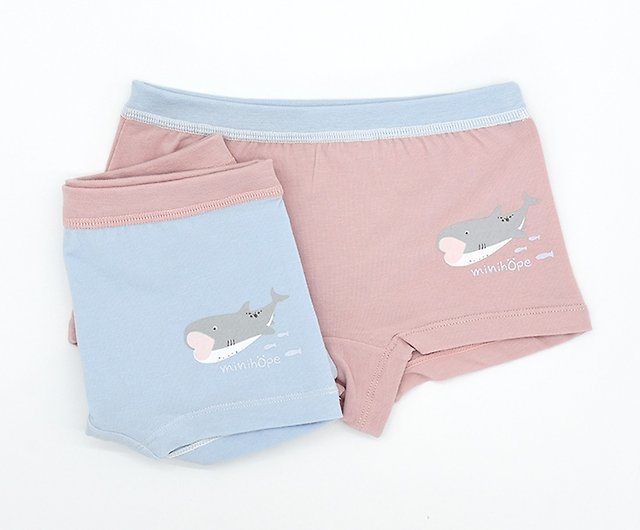 Caring Megamouth Shark-Girls Boxer Briefs (Set of 2) - Shop minihope's  sweet family Tops & T-Shirts - Pinkoi