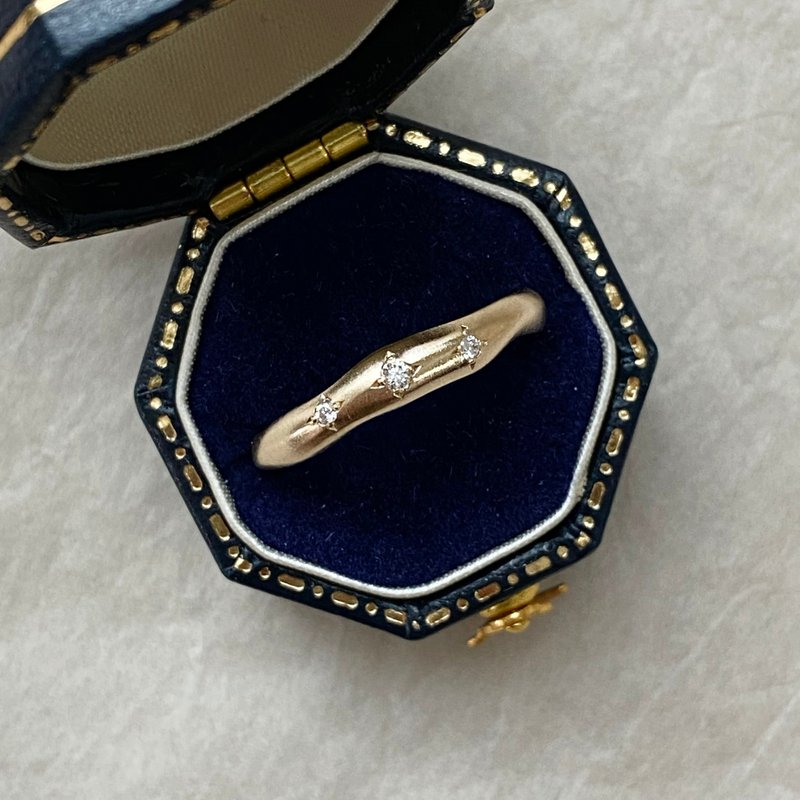 sterling silver 925 I etoile diamond ring - 戒指 - 純銀 