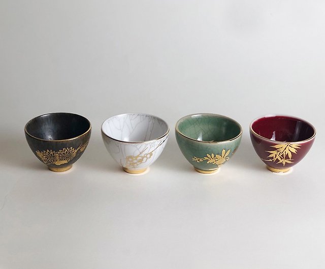 四季鎏金杯(1入) 設計館鶯歌陶瓷博物館茶壺/茶杯/茶具- Pinkoi