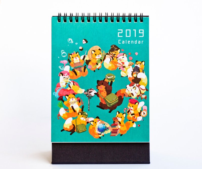 2019 小小郵差送信去│三角桌曆 - 日曆/月曆/年曆 - 紙 藍色