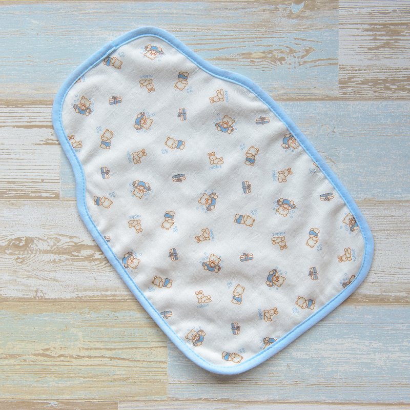 Both sides of the front and back are easy to use pure cotton yarn + towel cloth sweat pad - Bibs - Cotton & Hemp 