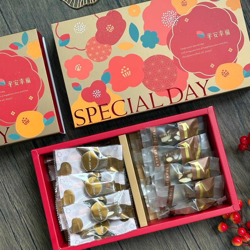 The new and most delicious milk candies [double candy gift box] New Year gift box and souvenir repurchase number one - ขนมคบเคี้ยว - อาหารสด 