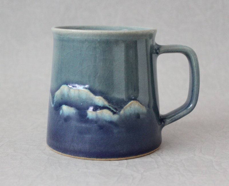 Blue Tears-Earhook Coffee Cup - Mugs - Pottery 