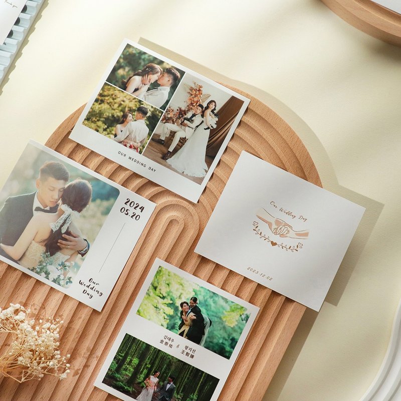 | Wedding banquet - small amount of postcard thank you cards | Photo thank you cards Wedding thank you cards Wedding thank you cards Customized thank you cards - การ์ด/โปสการ์ด - กระดาษ หลากหลายสี