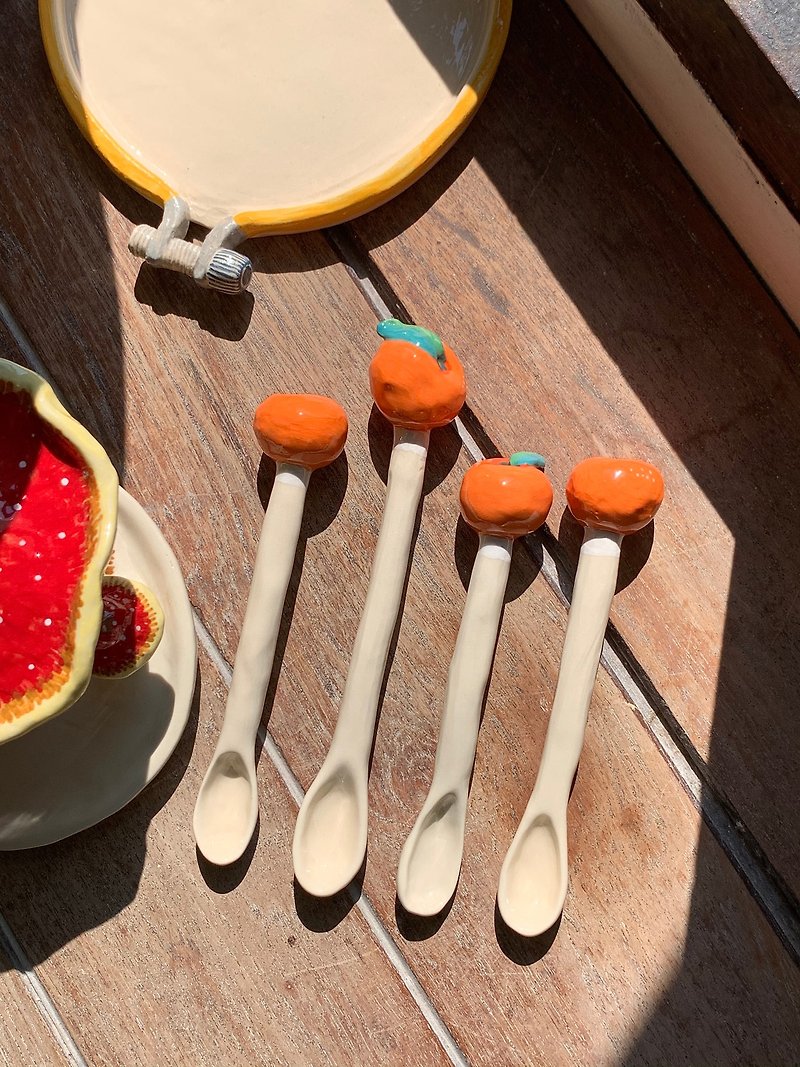 Spoon Orange - Other - Pottery Orange