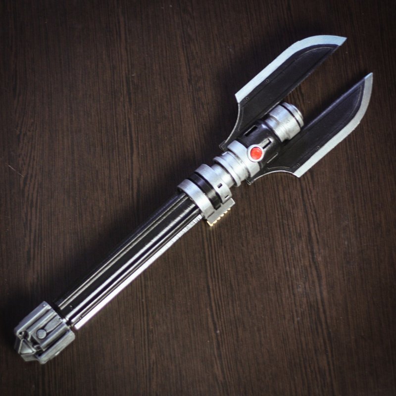 Darth Malgus Lightsaber | Star Wars Props | star wars gift | Star Wars Replica - 擺飾/家飾品 - 塑膠 銀色