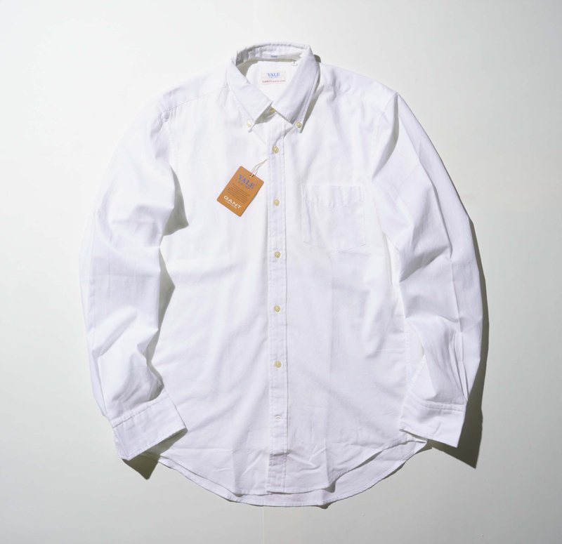 Gant for Yale University - Oxford Button Down Shirt (White) - 男襯衫/休閒襯衫 - 其他材質 多色