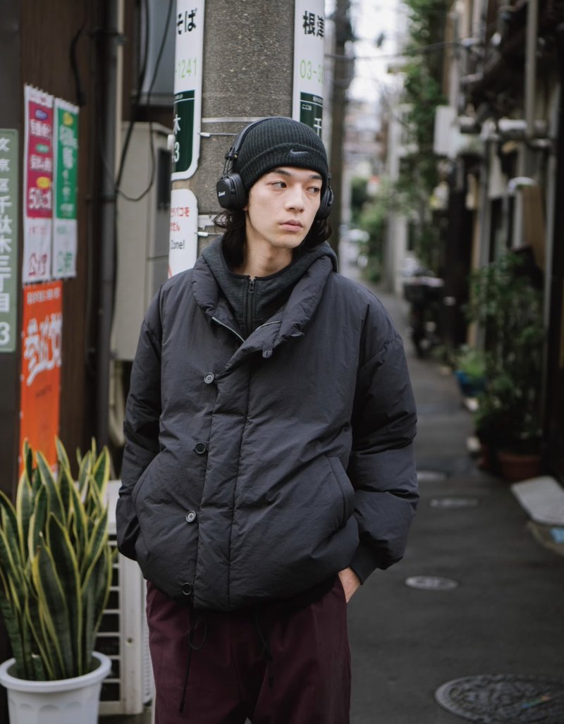 黑鳥 復古新中式立領羽絨服 - 男夾克/外套 - 其他材質 黑色