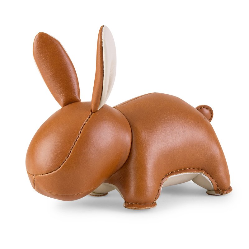 Zuny - Rabbit Lala 兔子造型動物紙鎮 / 書擋 - 擺飾/家飾品 - 人造皮革 多色