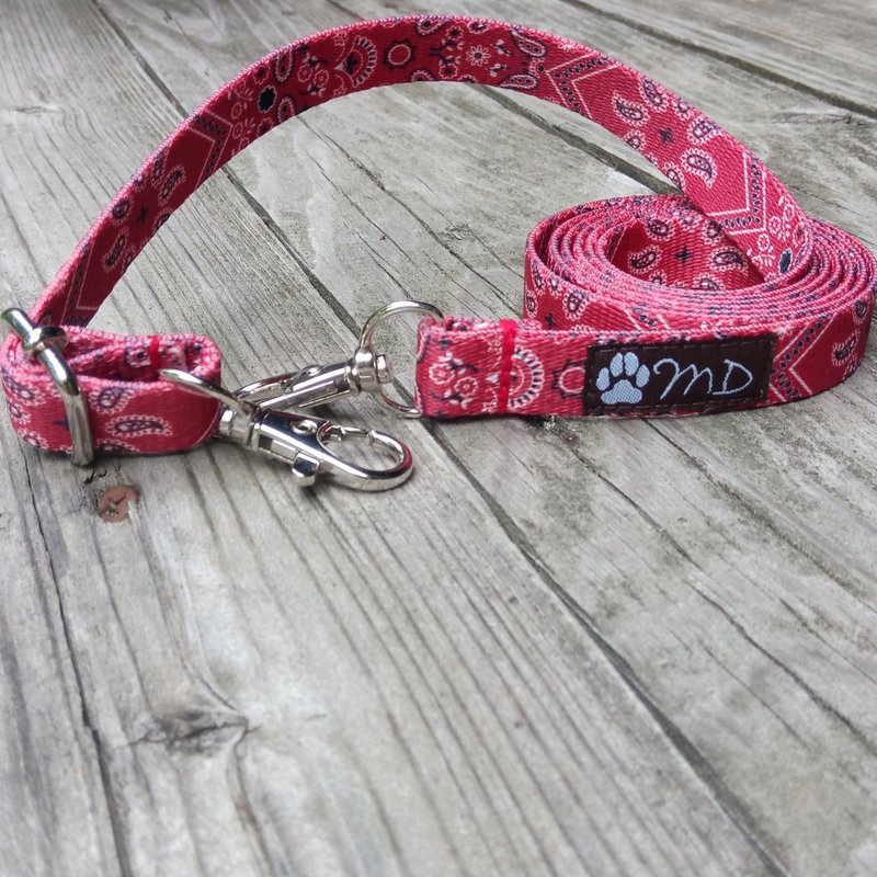 Bandana Phone Cross Body Adjustable Strap / Made in Japan - 手機掛繩/背帶 - 防水材質 紅色