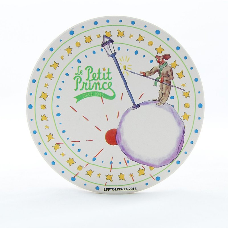 The Little Prince Classic authorization - water coaster: [hard] lamplighter (round / square) - Coasters - Pottery Purple
