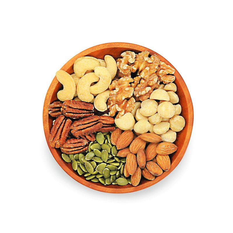 Low temperature roasted unflavored six mixed nuts - Nuts - Fresh Ingredients 