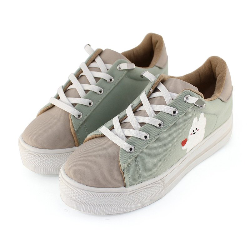 Paidal - Women's Casual Shoes - Cotton & Hemp Green