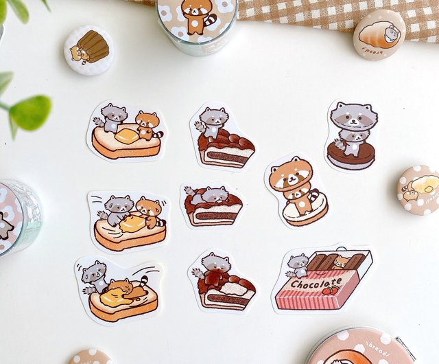 Raccoon Fruit House-Snack Play No.2 Sticker Pack/Pocket Sticker - Shop  raccoonhouse Stickers - Pinkoi