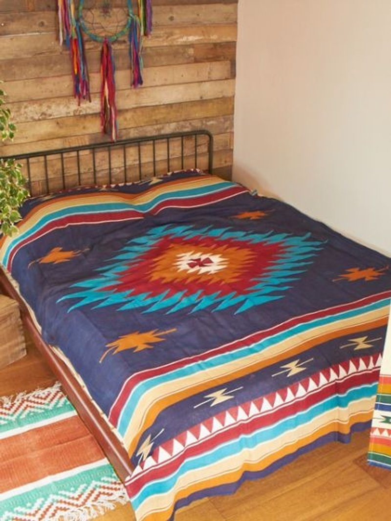 [Pre-order] ☼ ☼ Indian totem fabric (three-color) - Items for Display - Cotton & Hemp Multicolor
