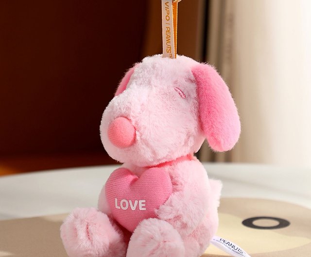 公式 | VIPO Snoopy スヌーピー ふわふわ ぬいぐるみペンダント