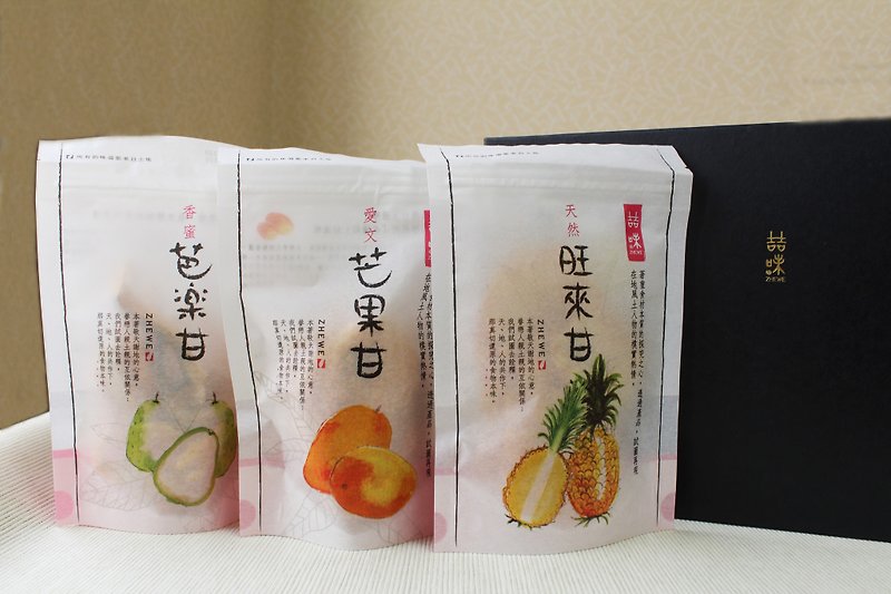 [Four Seasons] dried fruit gift boxes - enjoy the taste of Taiwan's most unrestrained enthusiasm - Dried Fruits - Fresh Ingredients Pink