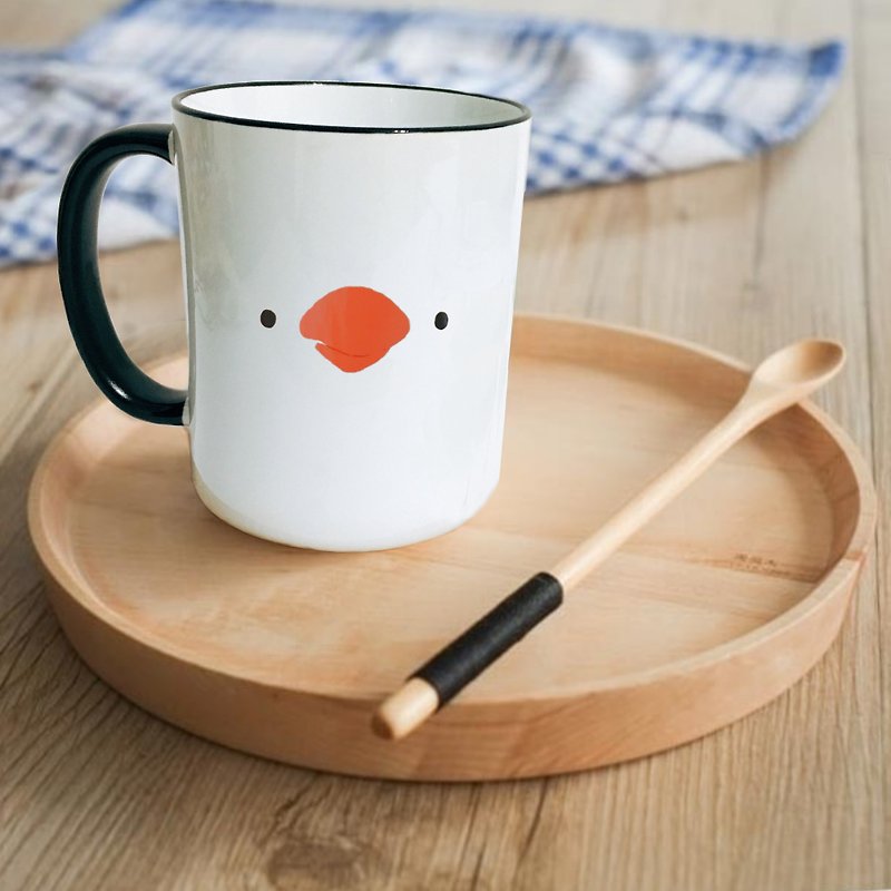 Wenhua // dropped the chin series ceramic cup - แก้วมัค/แก้วกาแฟ - ดินเผา สีแดง