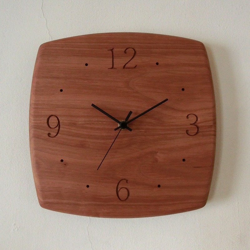 sally  wall clock - 時計 - 木製 