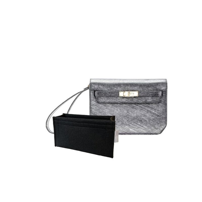 【香港製造|韓國絨布】手製內袋 Hermes-Kelly Depeches 25 - 化妝包/收納袋 - 其他材質 多色
