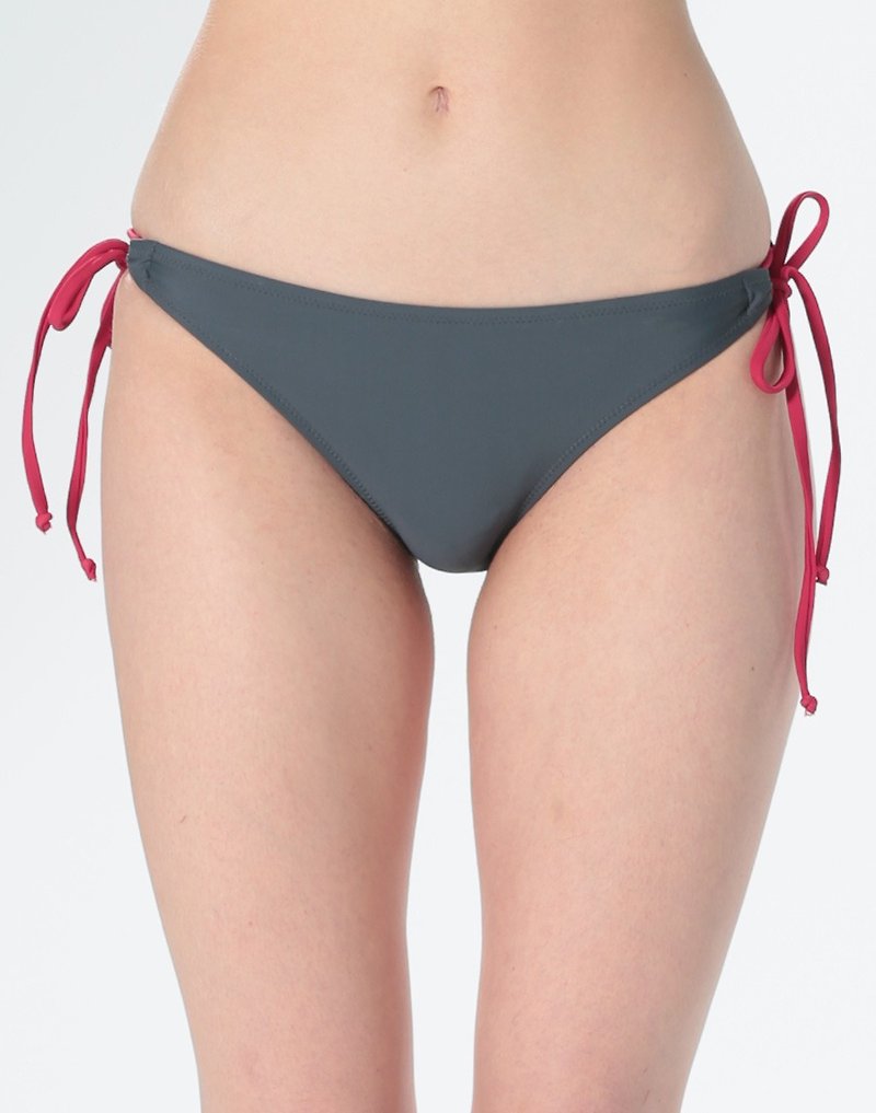 Haolang mysterious gray bikini bottoms/Bottom - ชุดว่ายน้ำผู้หญิง - เส้นใยสังเคราะห์ 