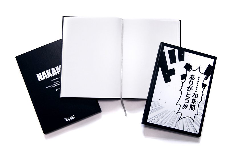 20 years of all white notebook - สมุดบันทึก/สมุดปฏิทิน - กระดาษ สีดำ