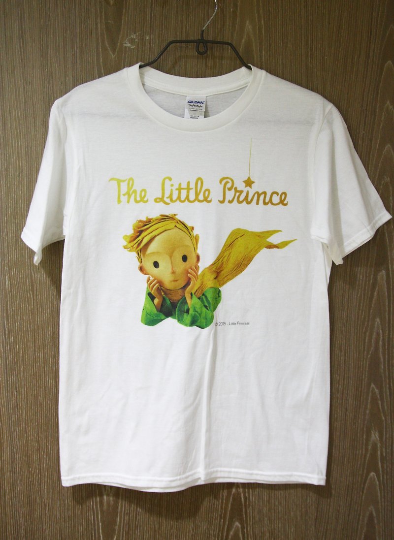 Little Prince Movie Edition License - T-shirt - อื่นๆ - ผ้าฝ้าย/ผ้าลินิน สีเขียว