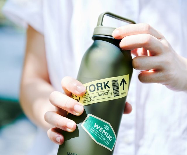 ギフトセットには、パーソナライズされたトラベルステッカー、環境に