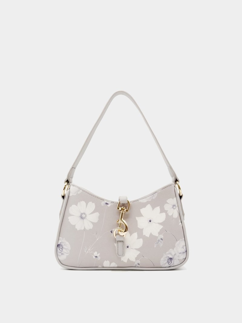 Floral Charm腋下包 - Daisy - 側背包/斜背包 - 其他材質 灰色