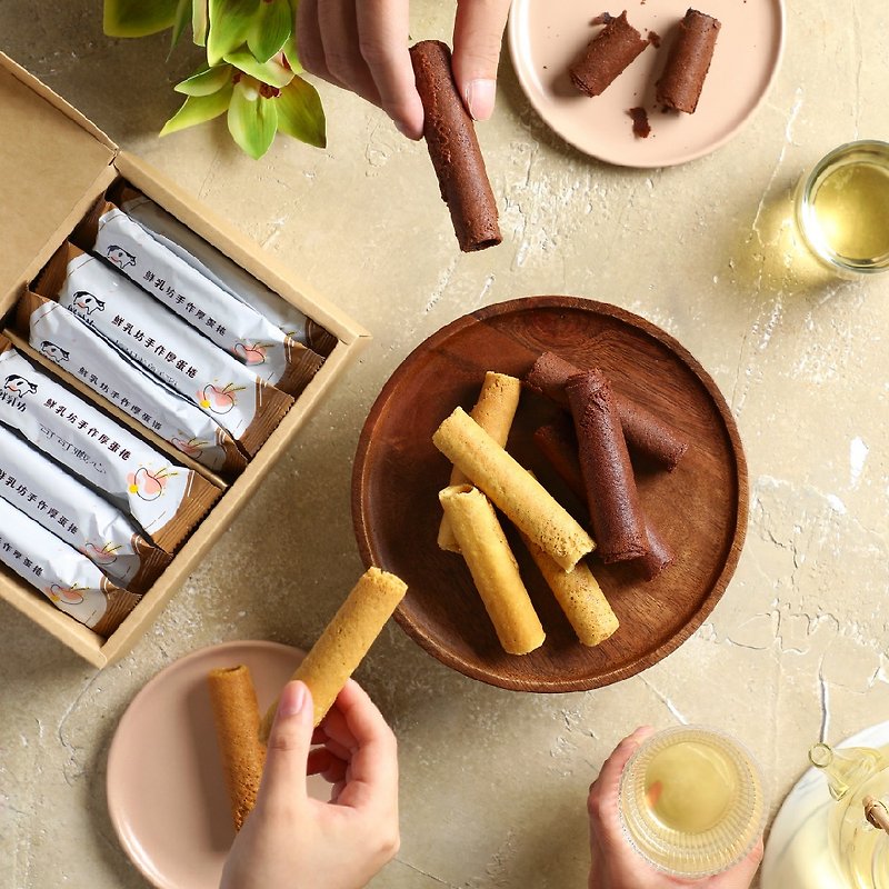 【Mid-Autumn Festival Warm Gifts】Handmade Thick Egg Rolls in Fresh Milk Factory