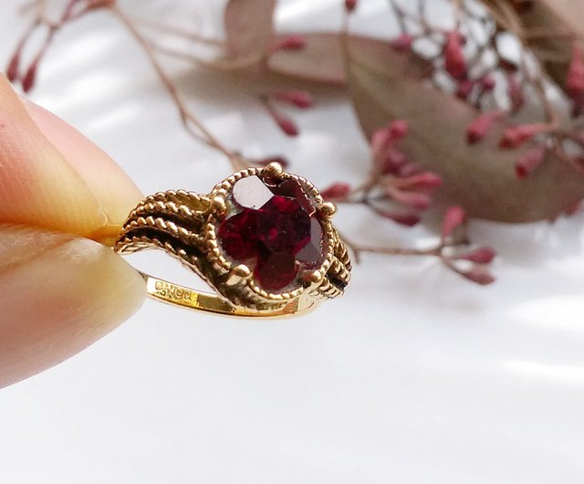 Avon hot sale garnet ring