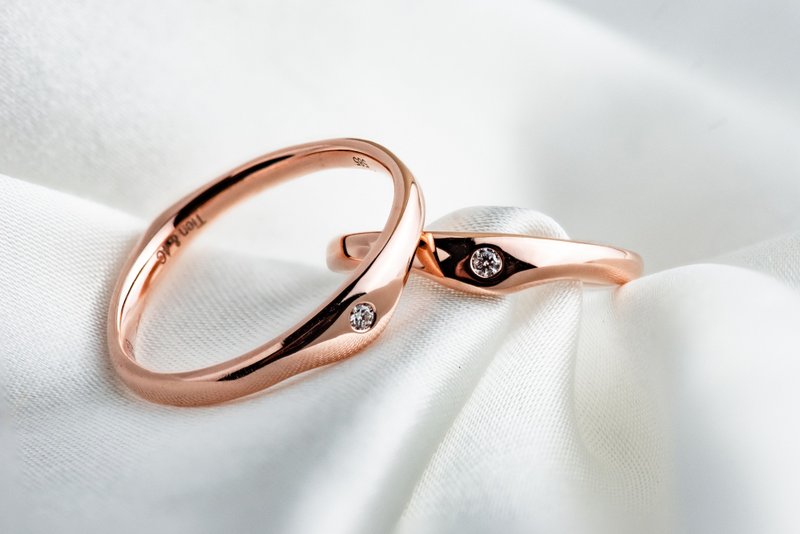 Melting Ring • 14K Solid Gold Riing - แหวนทั่วไป - เครื่องประดับ สีเงิน