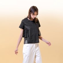 蓮の葉を重ね、上部はやや透明