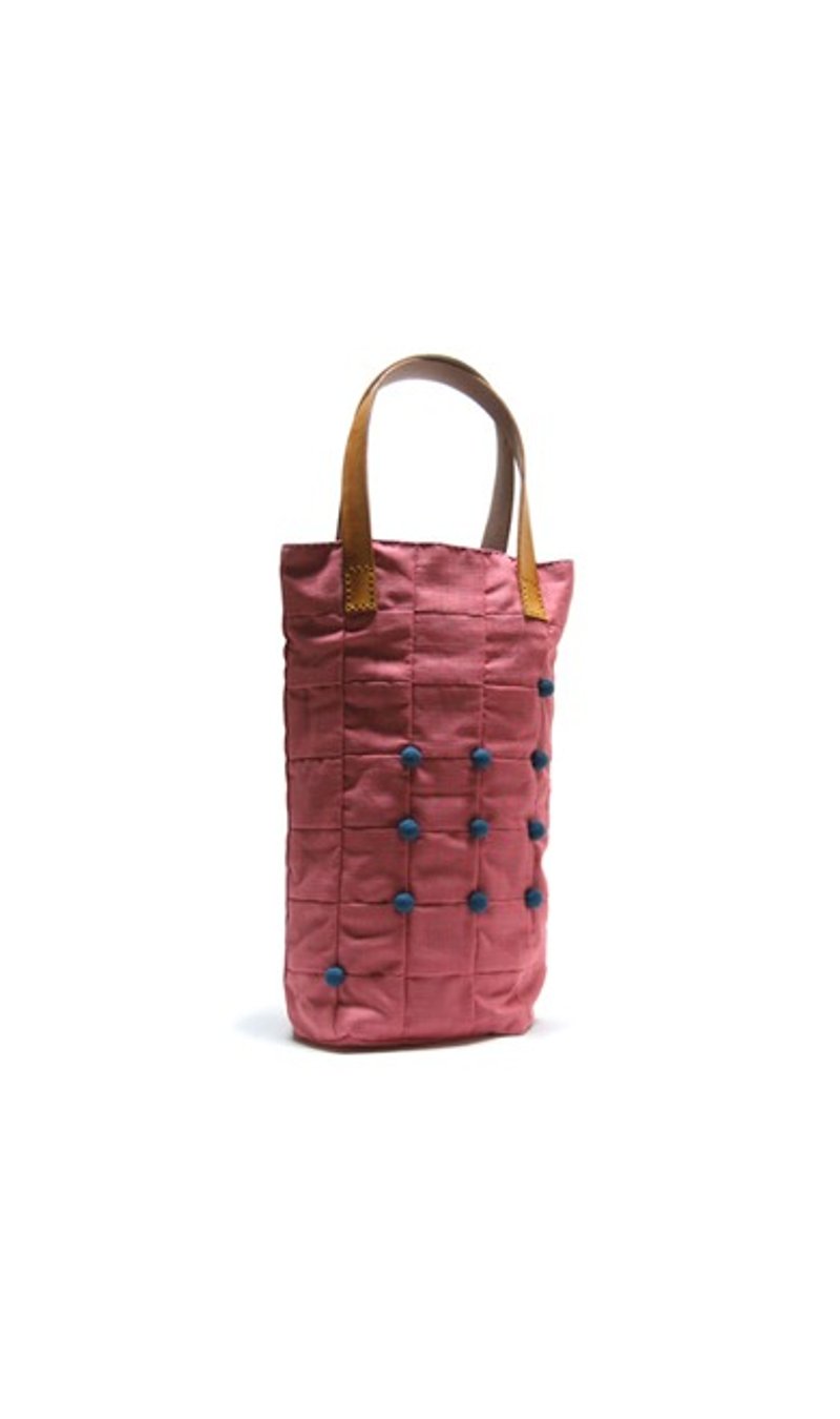袋11 ~ 手提豆豆包 - 手提包/手提袋 - 棉．麻 粉紅色